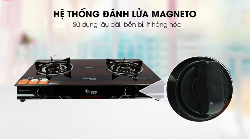 bếp gas dương Sowun SW 925 chất lượng cao