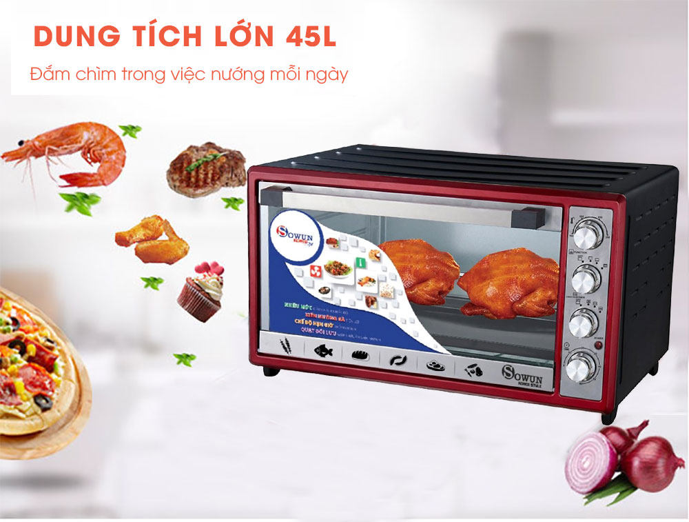 lò nướng dung tích lớn